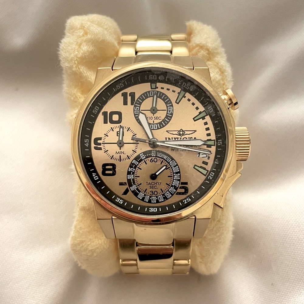 Invicta Gold Watch